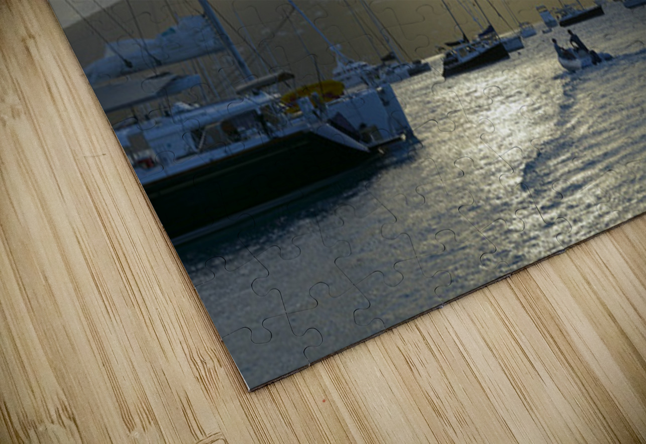 Dinghy heading out to the anchorage Kevin Oke Puzzle