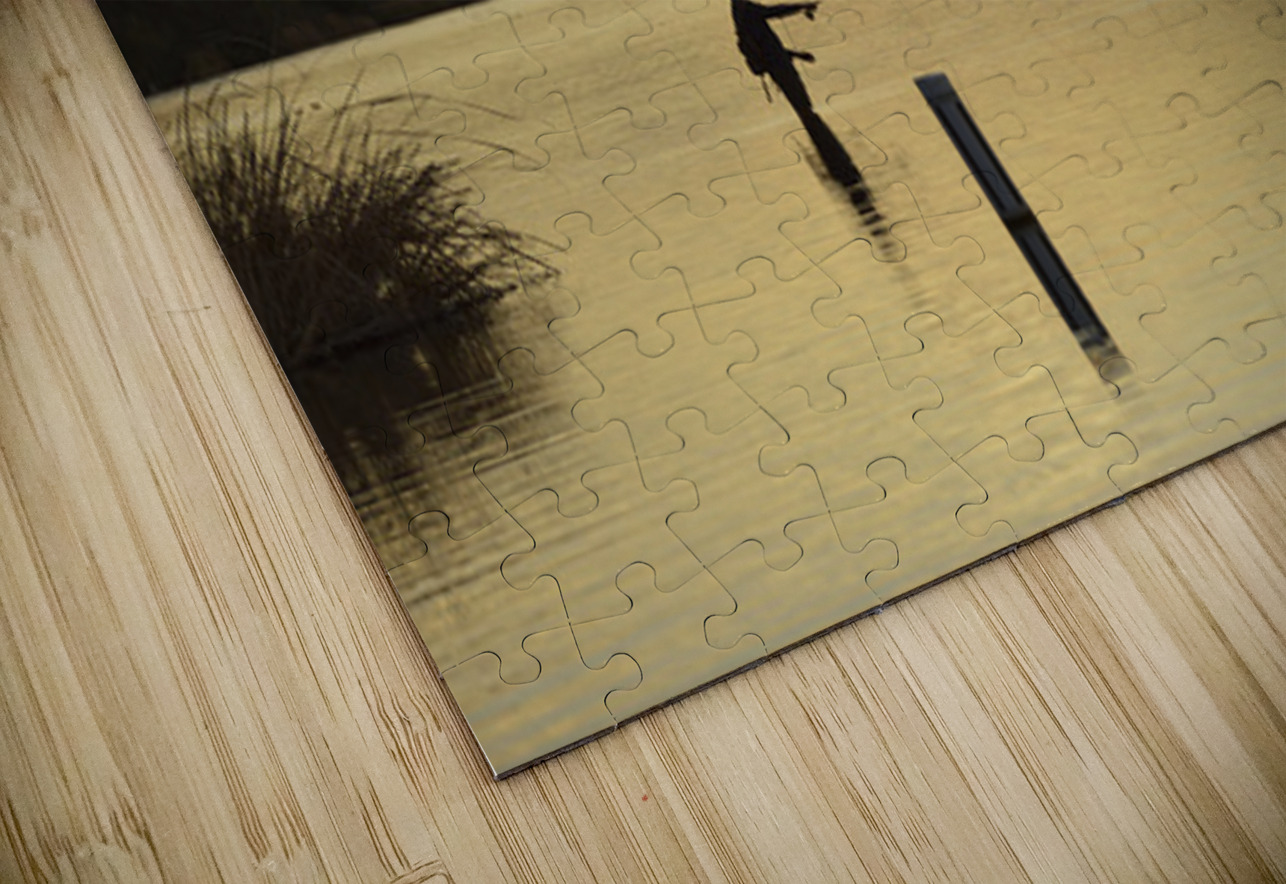 Fishing at sunset Patagonia Lake Kevin Oke Puzzle