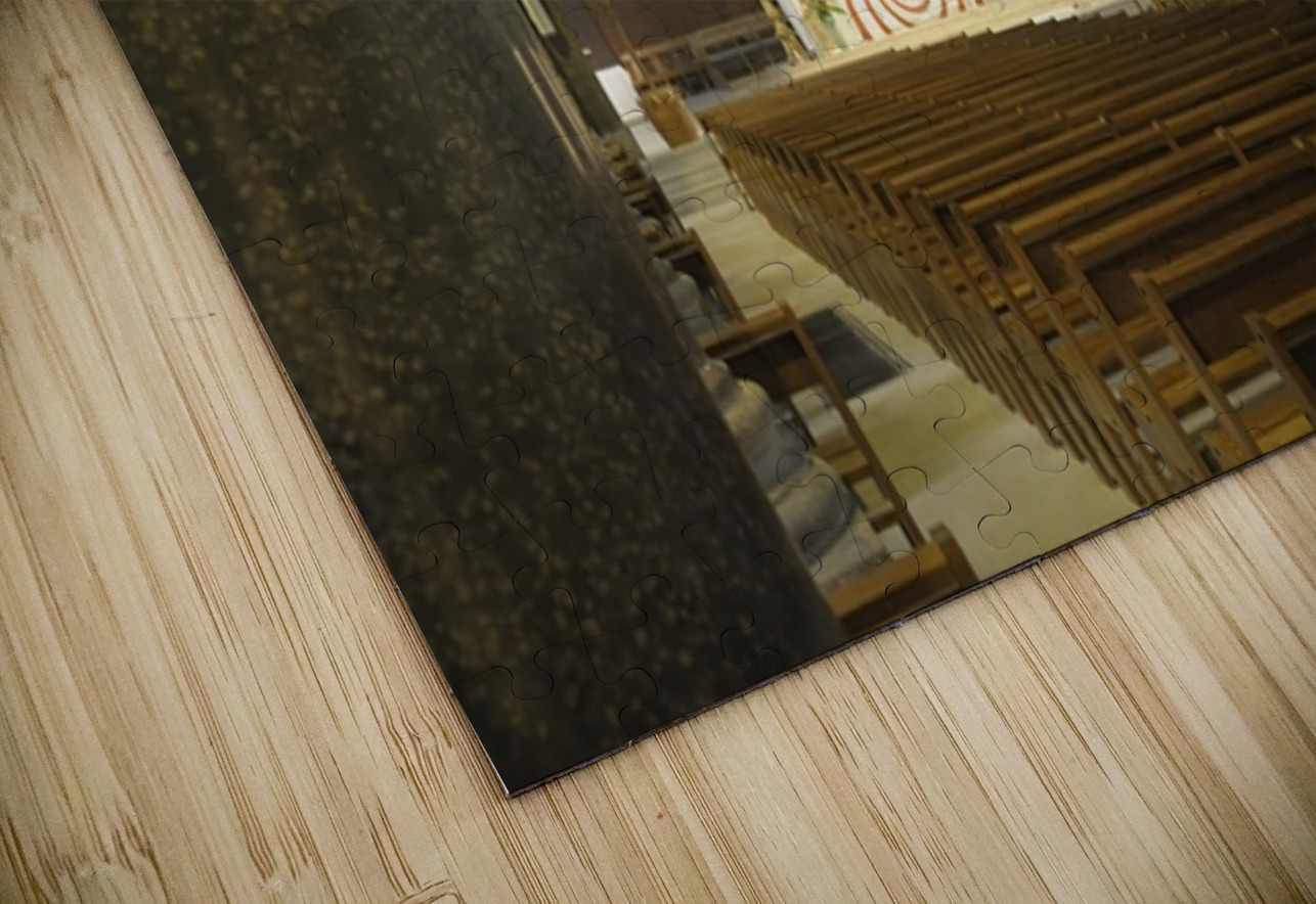 Interior of Eglise Saint Pothin with the alter and organ Kevin Oke Puzzle