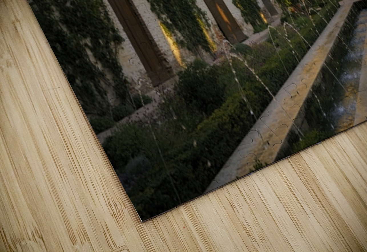 Patio de la Acequia   Generalife The Alhambra Granada Andalusia Spain Kevin Oke Puzzle