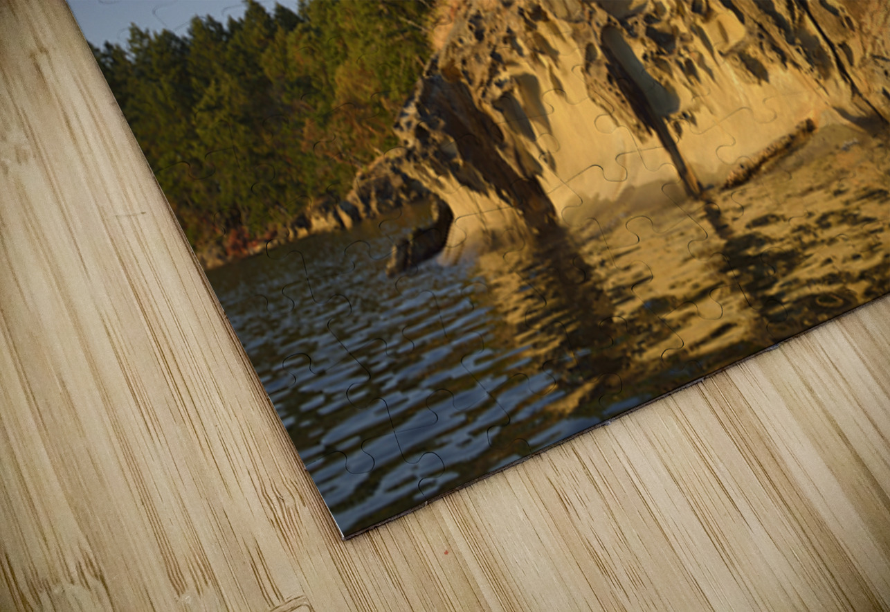 Wave etched sandstone cliff - Tent Island Kevin Oke Puzzle