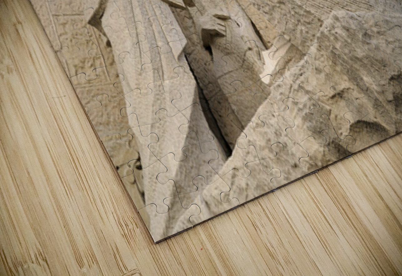 Passion Façade La Sagrada Família Temple Expiatori de la Sagrada Família Barcelona Spain Kevin Oke Puzzle