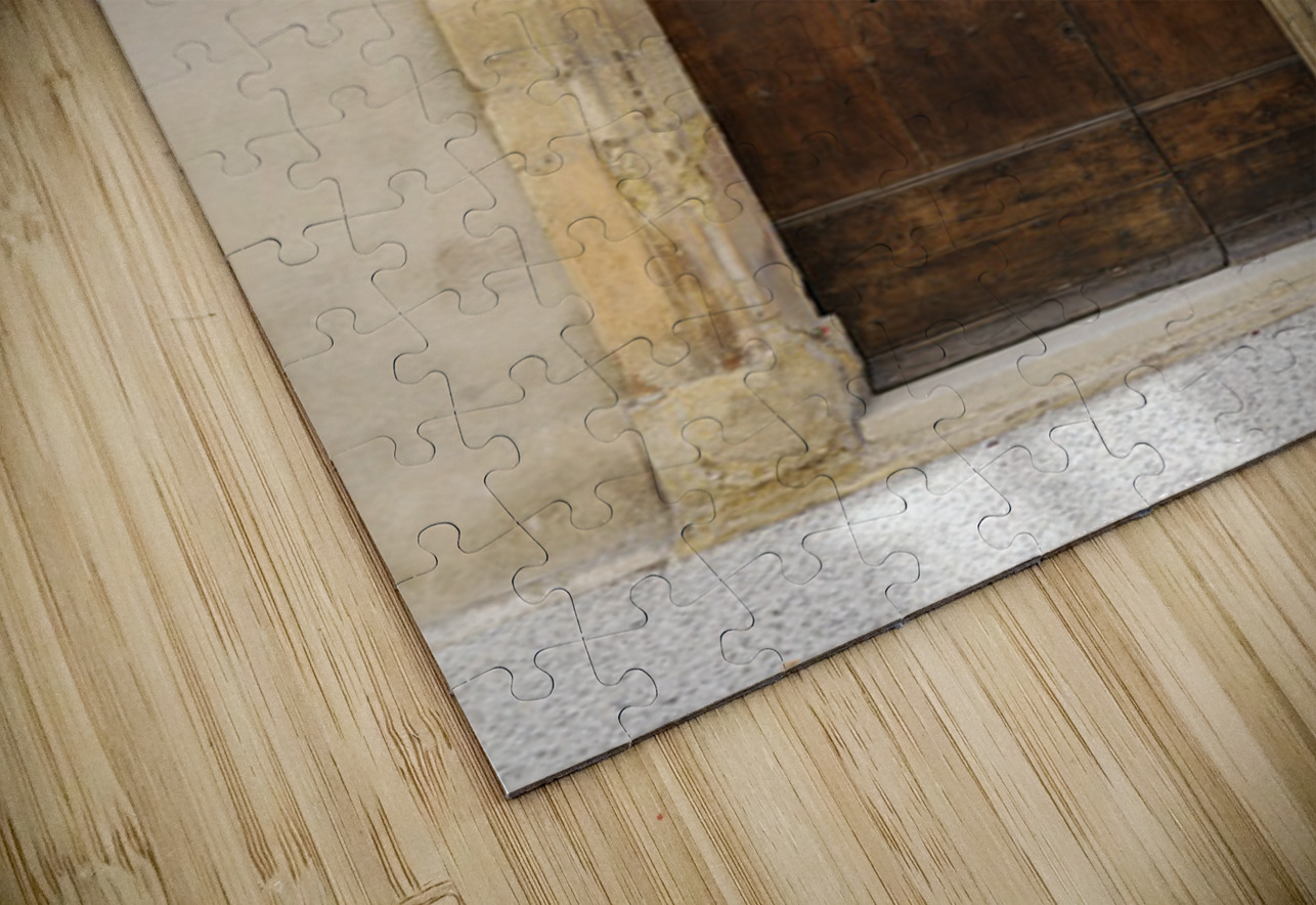 Ornate entry door. Lourmarin. France Kevin Oke Puzzle