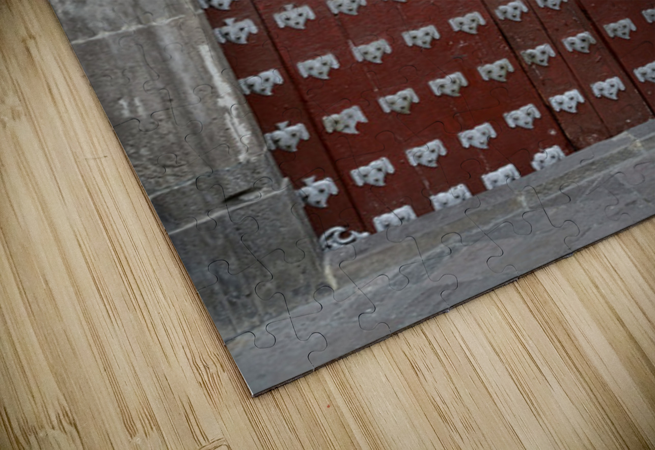 Entry door at Iglesia de San Agustin. Quito Ecuador Kevin Oke Puzzle