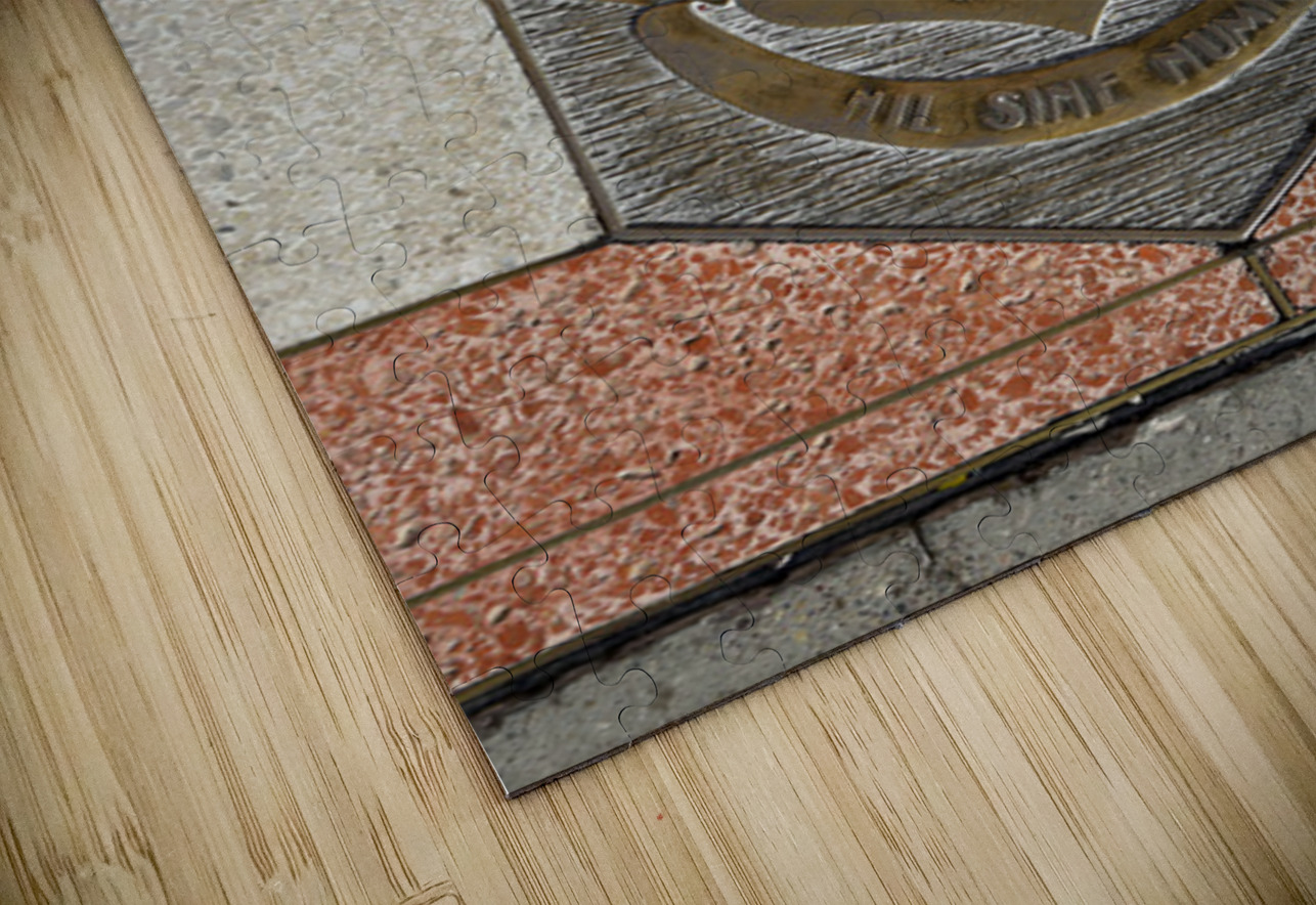 Bas relief plaque for Colorado is inlaid into Hoover Dams plazas surface one of the seven states that fall within the Colorado Rivers basin. Hoover Dam Arizona Nevada USA Kevin Oke Puzzle