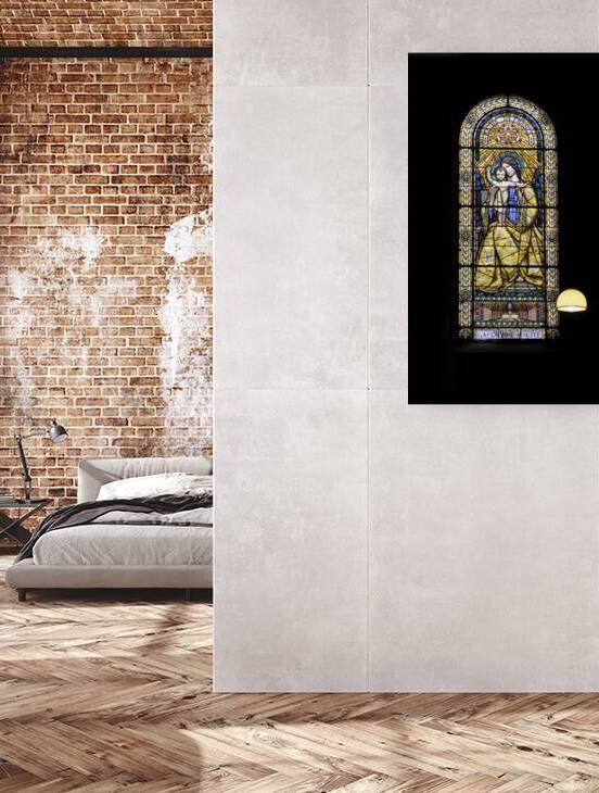 Stained glass window Eglise Saint Pothin by Kevin Oke