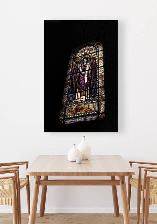 Stained glass window Eglise Saint Pothin by Kevin Oke