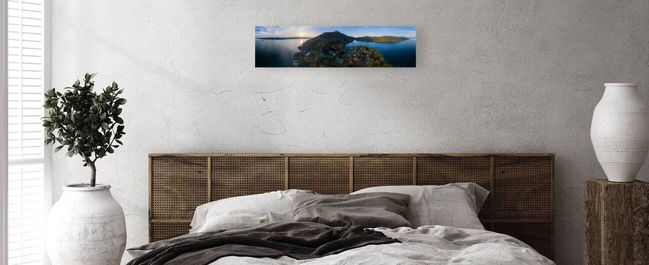 Genoa Bay sunset - Vancouver Island by Kevin Oke