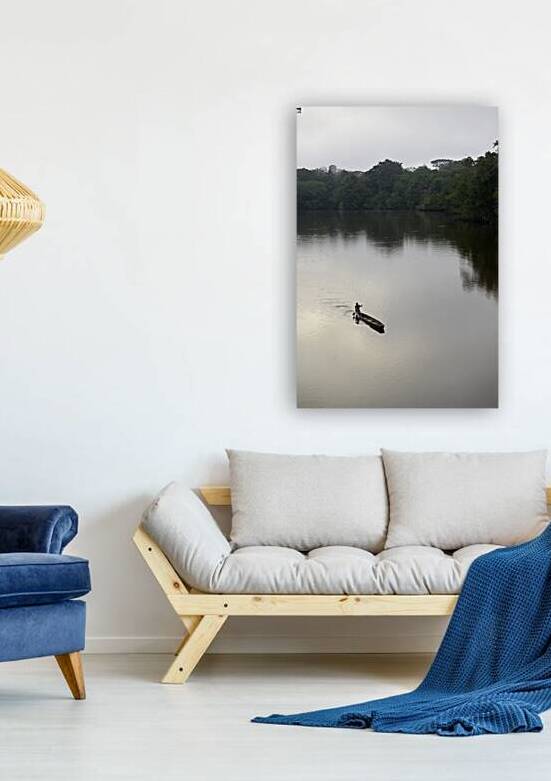 Canoeing on Lake Garzacocha Orellana Ecuador by Kevin Oke