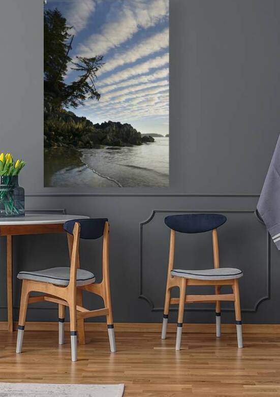 Dramatic clouds above Tonquin Beach Tofino by Kevin Oke