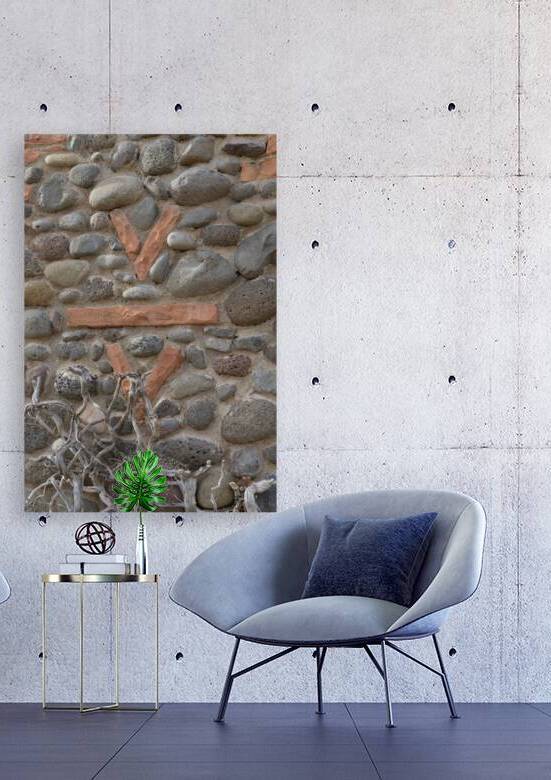 V Bar V stone ranch sign at Crane Petroglyph Heritage Site in Verde Valley Arizona by Kevin Oke