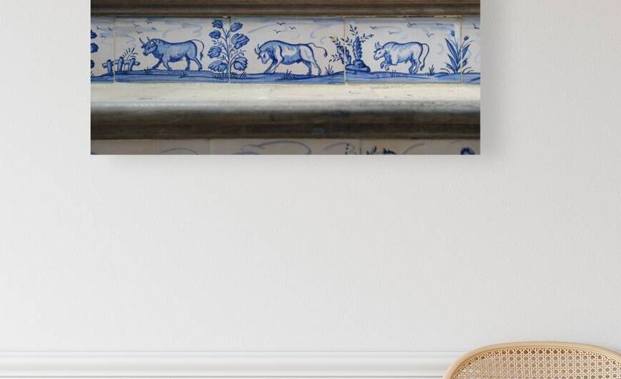 Ceramic tile stairs Plaza de Toros Bullring  Ronda Málaga Andalusia Spain by Kevin Oke