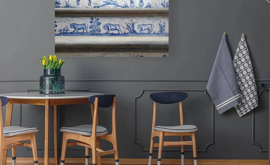 Ceramic tile stairs Plaza de Toros Bullring  Ronda Málaga Andalusia Spain by Kevin Oke