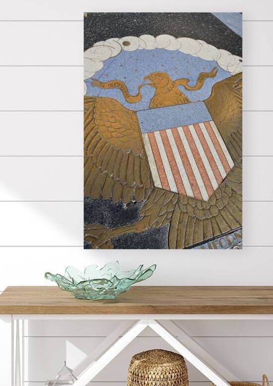 Bas relief plaque of the American Eagle. Hoover Dam Arizona Nevada USA by Kevin Oke