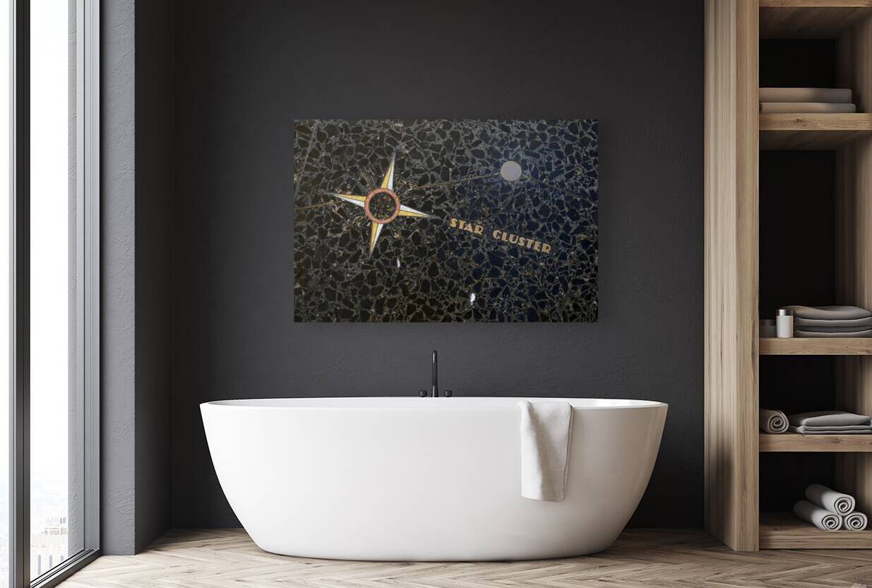 Star chartcelestial map by Oskar J.W. Hansen Hoover Dam Arizona Nevada USA by Kevin Oke