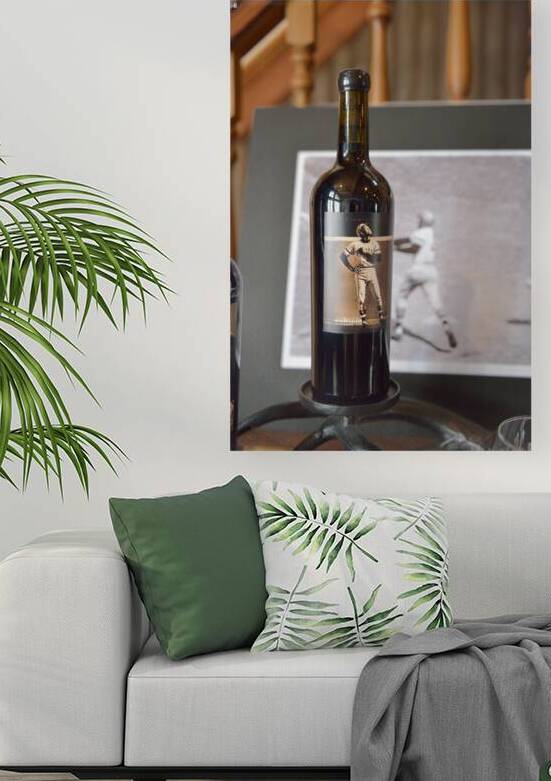 Bottle of Zinfandel wine with Roberto Clemente label The Clemente Museum. Pittsburgh Pennsylvania by Kevin Oke